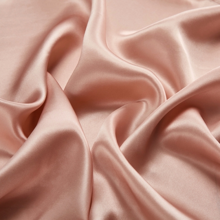 91家纺网 家纺一手货源 找家纺 雅韵诗真丝馆 2023新款真丝枕巾 玫瑰金