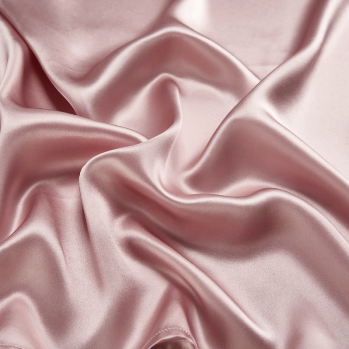 91家纺网 家纺一手货源 找家纺 雅韵诗真丝馆 2023新款真丝枕巾 樱花粉