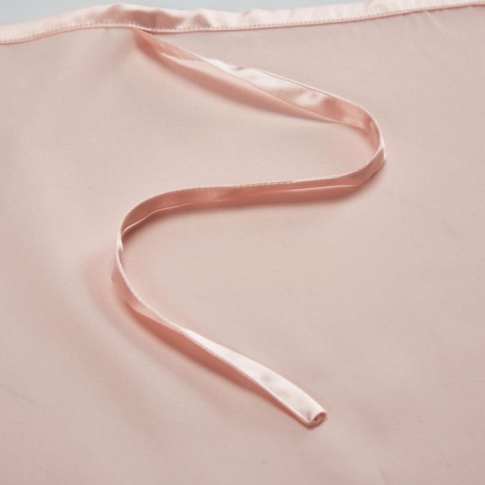 91家纺网 家纺一手货源 找家纺 雅韵诗真丝馆 2023新款真丝枕巾 硬糖粉