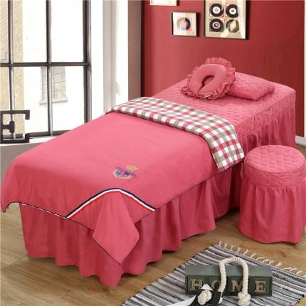 91家纺网 家纺一手货源 找家纺 （总）乐逸 2024新款亲肤四季款刺绣款美 容床罩（三）