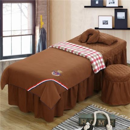 91家纺网 家纺一手货源 找家纺 （总）乐逸 2024新款亲肤四季款刺绣款美 容床罩（三）