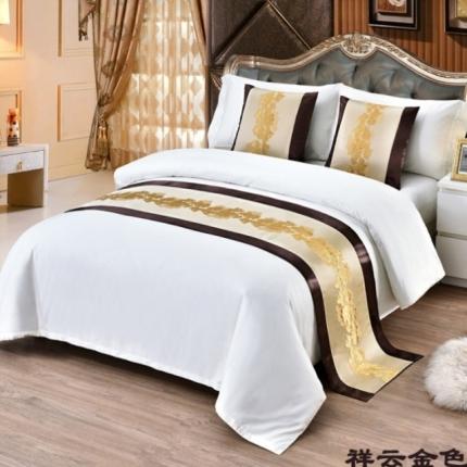 中奥纺织 全棉酒店用品床品套件床尾巾系列