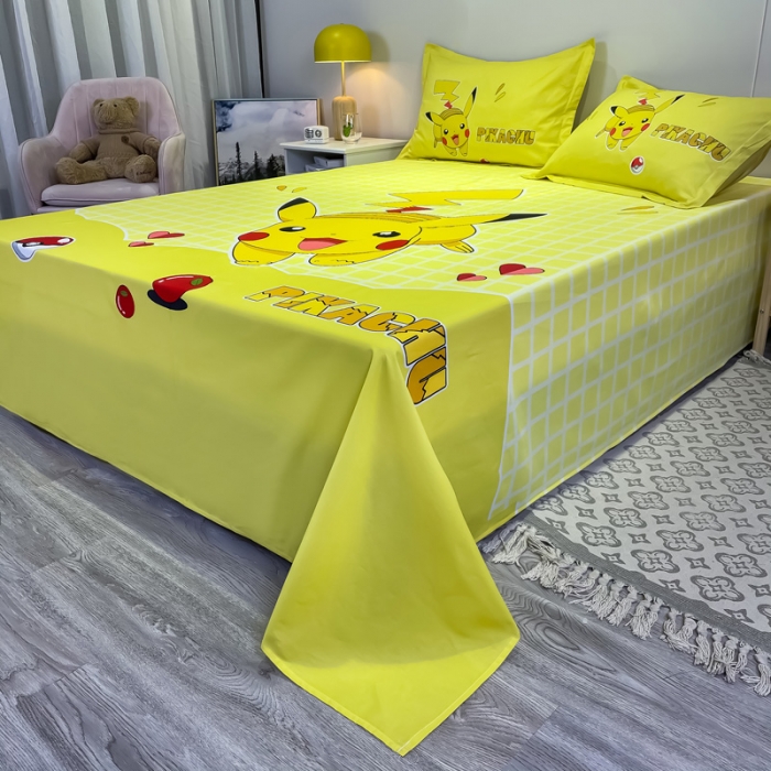 91家纺网 家纺一手货源 找家纺 金爱家 2021新款全棉大版单品床单 爱心