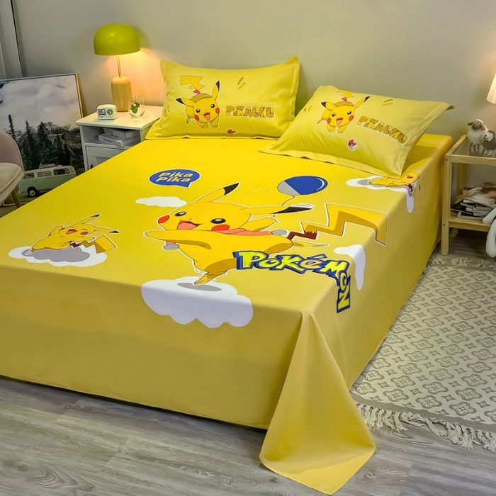 91家纺网 家纺一手货源 找家纺 金爱家 2021新款全棉大版单品床单 淘气