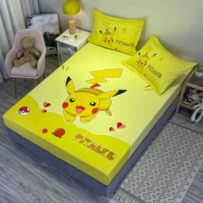 91家纺网 家纺一手货源 找家纺 金爱家 2021新款全棉大版单品床笠 爱心