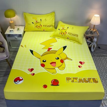 金爱家 2021新款全棉大版单品床笠 爱心