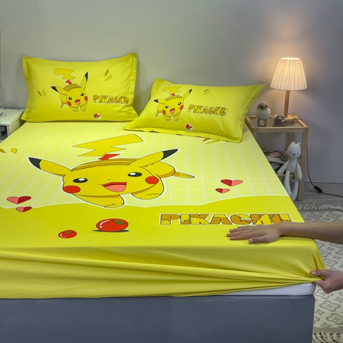 91家纺网 家纺一手货源 找家纺 金爱家 2021新款全棉大版单品床笠 爱心