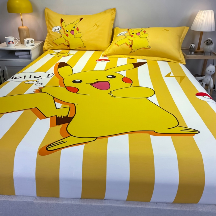 91家纺网 家纺一手货源 找家纺 金爱家 2021新款全棉大版单品床笠 闪电