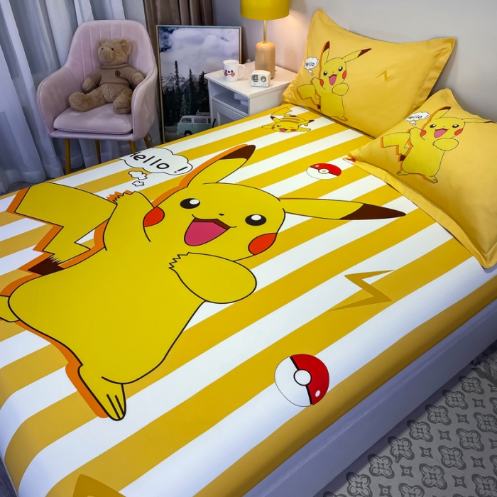 91家纺网 家纺一手货源 找家纺 金爱家 2021新款全棉大版单品床笠 闪电