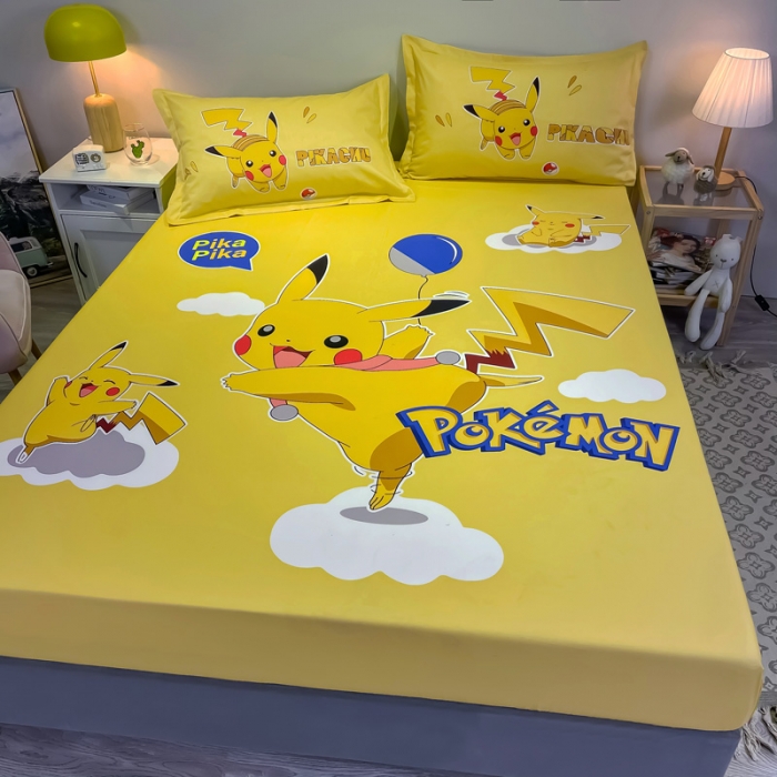 91家纺网 家纺一手货源 找家纺 金爱家 2021新款全棉大版单品床笠 淘气