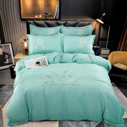 91家纺网 家纺一手货源 找家纺 （总）玖玖爱 2021新款婴儿绒四件套蒲公英系列