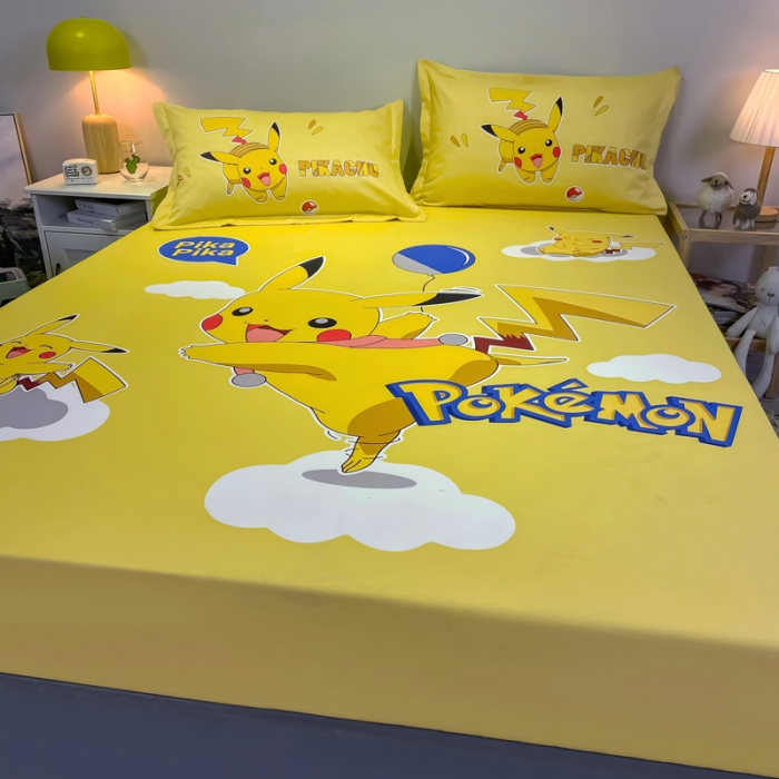 91家纺网 家纺一手货源 找家纺 金爱家 2021新款全棉大版单品床笠 淘气