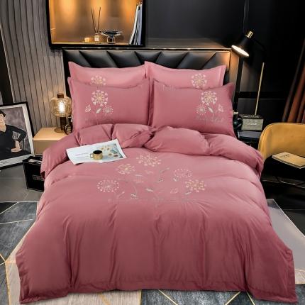 91家纺网 家纺一手货源 找家纺 （总）玖玖爱 2021新款婴儿绒四件套蒲公英系列