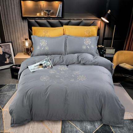 91家纺网 家纺一手货源 找家纺 （总）玖玖爱 2021新款婴儿绒四件套蒲公英系列