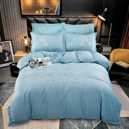 91家纺网 家纺一手货源 找家纺 （总）玖玖爱 2021新款婴儿绒四件套蒲公英系列