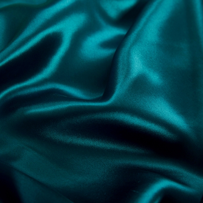 91家纺网 家纺一手货源 找家纺 雅韵诗真丝馆 2023新款真丝被套 孔雀蓝