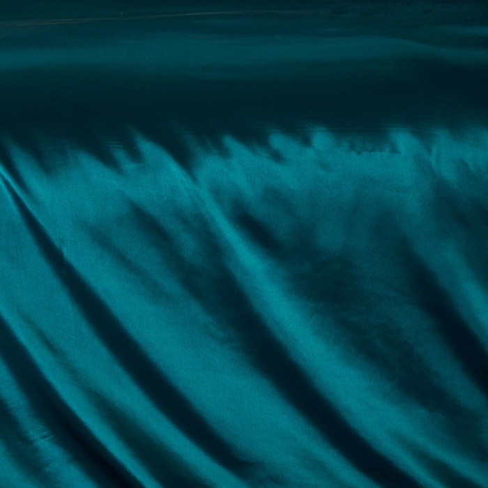 91家纺网 家纺一手货源 找家纺 雅韵诗真丝馆 2023新款真丝被套 孔雀蓝