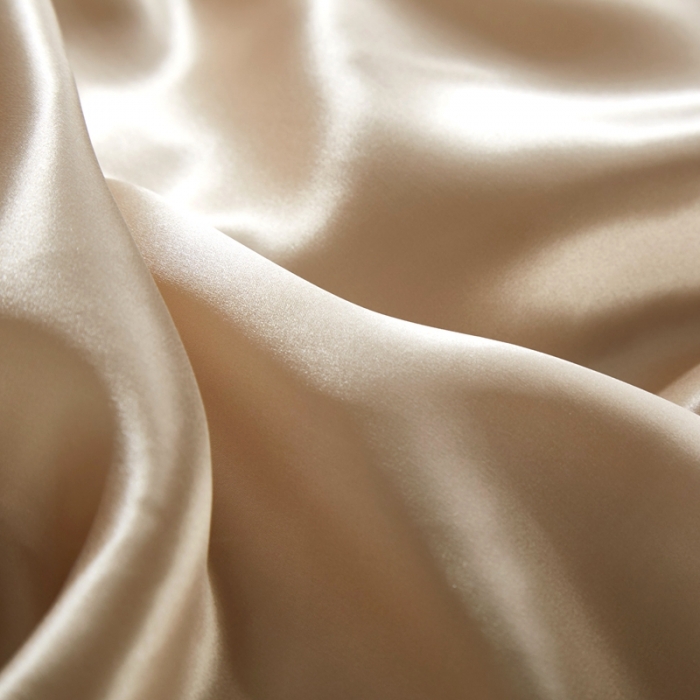 91家纺网 家纺一手货源 找家纺 雅韵诗真丝馆 2023新款真丝被套 香槟金