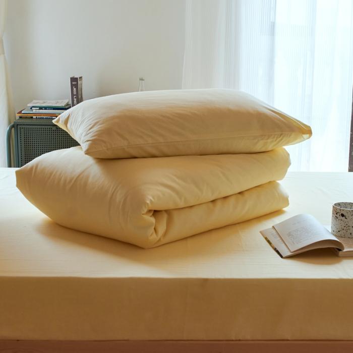 91家纺网 家纺一手货源 找家纺 全棉纯色水洗棉四件套纯棉简约学生寝室上下铺宿舍单人床上三件套