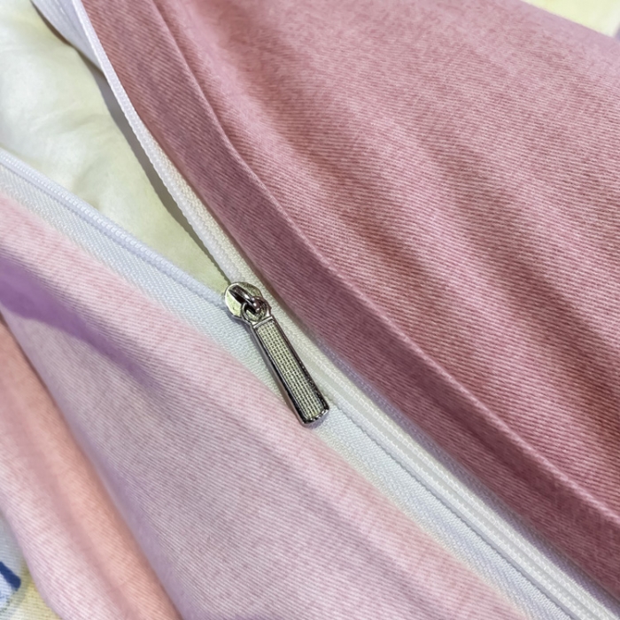 91家纺网 家纺一手货源 找家纺 金爱家 2021新款大版磨毛花卉系列四件套 初见-粉