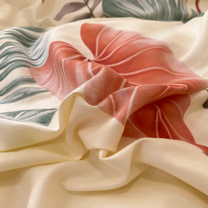 91家纺网 家纺一手货源 找家纺 绵庭家纺 2024新款全棉喷气床裙款四件套 梦田