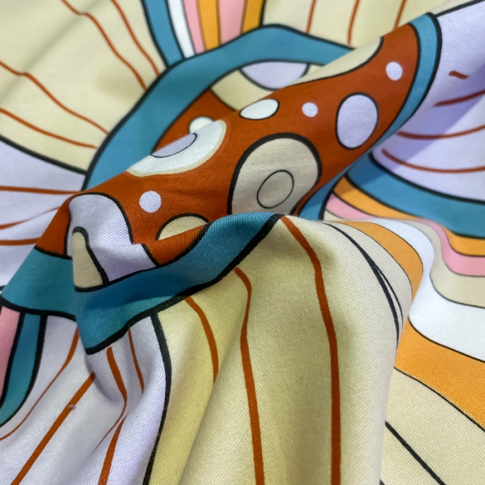 91家纺网 家纺一手货源 找家纺 金爱家 2021新款大版磨毛花卉系列四件套 恬静时光-黄