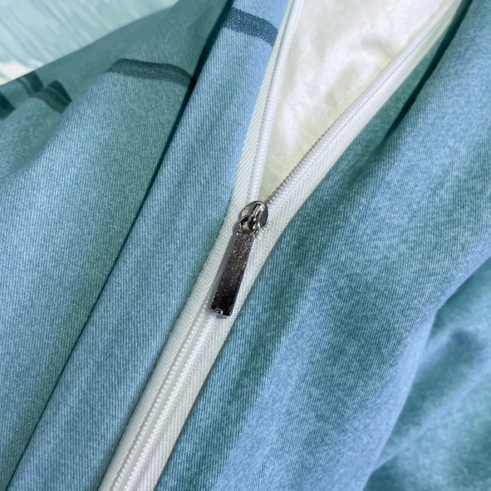 91家纺网 家纺一手货源 找家纺 金爱家 2021新款大版磨毛花卉系列四件套 甜蜜蜜-蓝