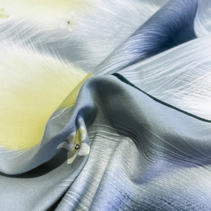 91家纺网 家纺一手货源 找家纺 金爱家 2021新款大版磨毛花卉系列四件套 雪见-绿