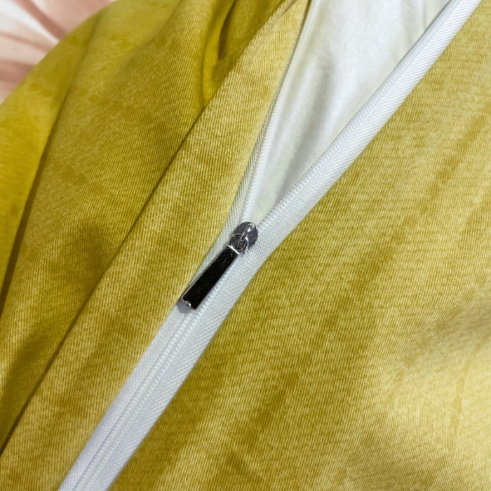 91家纺网 家纺一手货源 找家纺 金爱家 2021新款大版磨毛花卉系列四件套 醉芬芳-黄