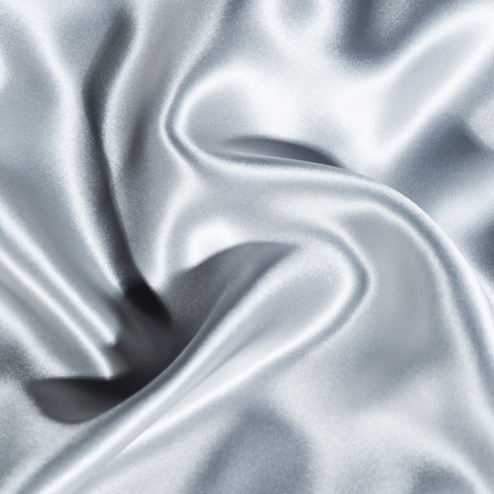 91家纺网 家纺一手货源 找家纺 雅韵诗真丝馆 2023新款素色真丝四件套 银灰