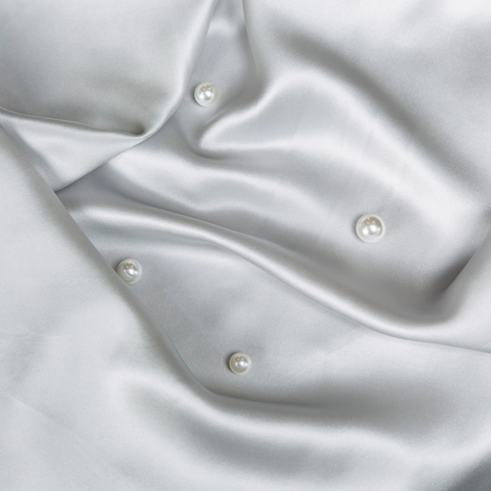 91家纺网 家纺一手货源 找家纺 雅韵诗2023新款真丝枕套（不退换） 小四边 银灰48*74+3一只