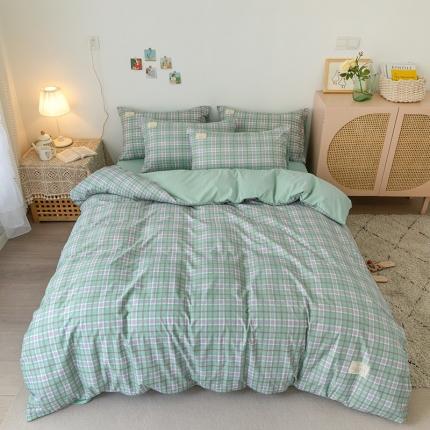 91家纺网 家纺一手货源 找家纺 （总）简冠家纺 2022新款水洗棉四件套