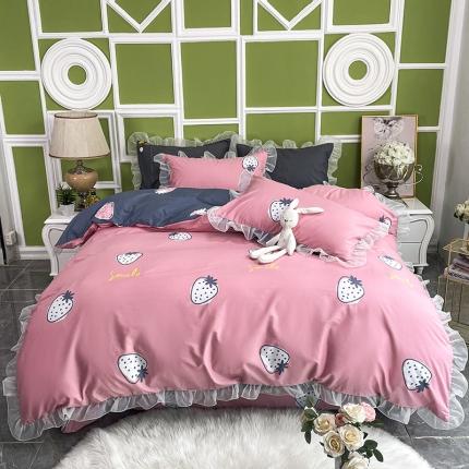 91家纺网 家纺一手货源 找家纺 （总）品家居 2021新款80支全棉高端澳棉四件套