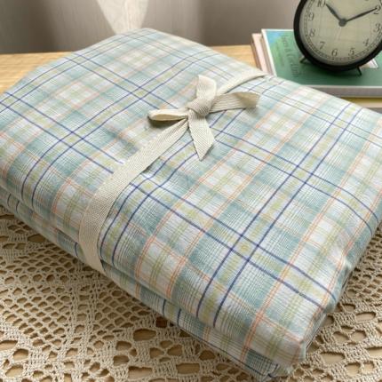 91家纺网 家纺一手货源 找家纺 艾咪 新款水洗棉单品被套 森屿绿