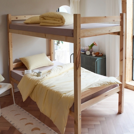 91家纺网 家纺一手货源 找家纺 全棉纯色水洗棉四件套纯棉简约学生寝室上下铺宿舍单人床上三件套