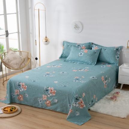 91家纺网 家纺一手货源 找家纺 莎臣豹 2025新款加厚磨毛植物羊绒单床单 锦蝶梦