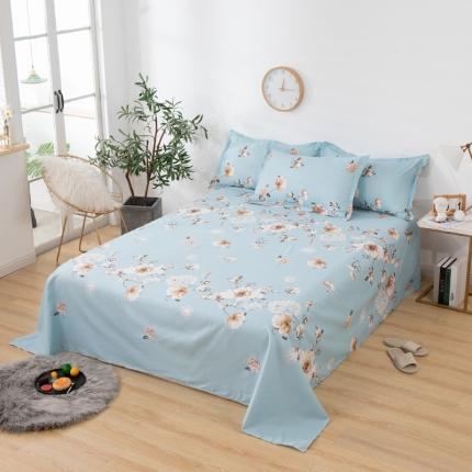 91家纺网 家纺一手货源 找家纺 莎臣豹 2025新款加厚磨毛植物羊绒单床单 锦连花絮