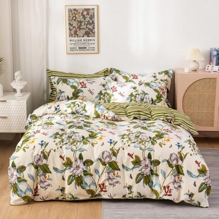 91家纺网 家纺一手货源 找家纺 （总）星期三 2021年7月新款铂金全棉13372四件套（加老板微信有会员价）