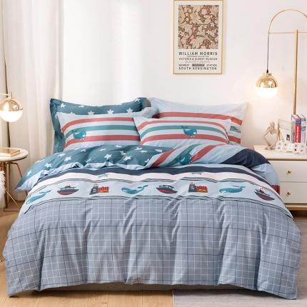 91家纺网 家纺一手货源 找家纺 （总）星期三 2021年7月新款铂金全棉13372四件套（加老板微信有会员价）