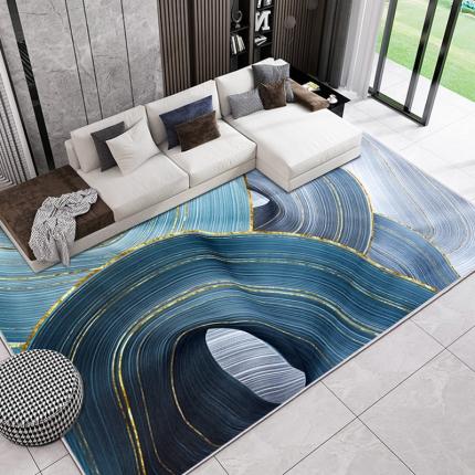 91家纺网 家纺一手货源 找家纺 卡初家居 2023新款客厅地毯 K-4