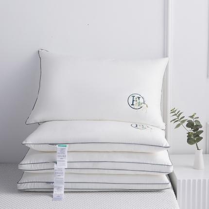 （总）金米璐 2021新款棉代尔大豆纤维枕头枕芯-马到成功