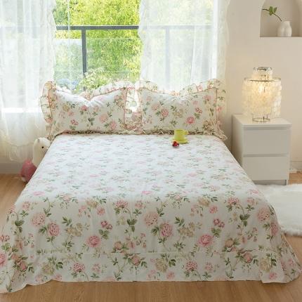 宝齐莱 2021新款韩版13372全棉单品床单 花千谷