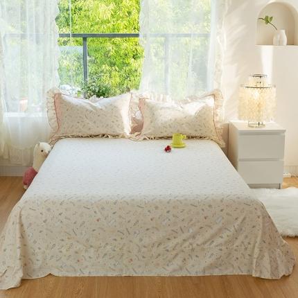 91家纺网 家纺一手货源 找家纺 宝齐莱 2021新款韩版13372全棉单品床单 萌趣