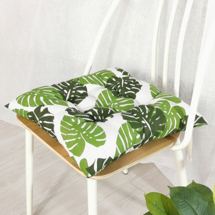 91家纺网 家纺一手货源 找家纺 方款绑带仿棉麻坐垫磨毛椅子垫办公椅垫学生垫餐椅榻榻米垫子