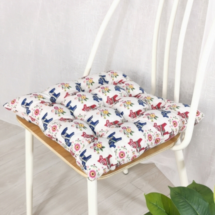 91家纺网 家纺一手货源 找家纺 方款绑带仿棉麻坐垫磨毛椅子垫办公椅垫学生垫餐椅榻榻米垫子