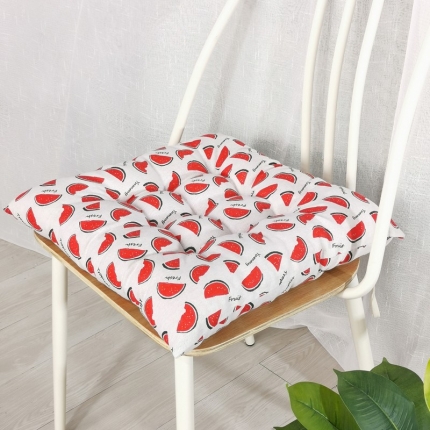 91家纺网 家纺一手货源 找家纺 方款绑带仿棉麻坐垫磨毛椅子垫办公椅垫学生垫餐椅榻榻米垫子