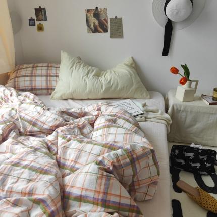 （总）恋恋三季 2021新款全棉水洗棉四件套-塞纳河畔