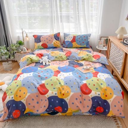 91家纺网 家纺一手货源 找家纺 （总）感遇家纺 2021新款小清新卡通系列四件套