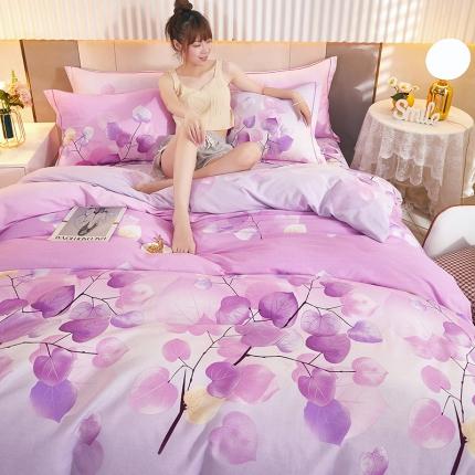 91家纺网 家纺一手货源 找家纺 （总）雲归梦 2021新款多规格全棉加厚生态磨毛四件套