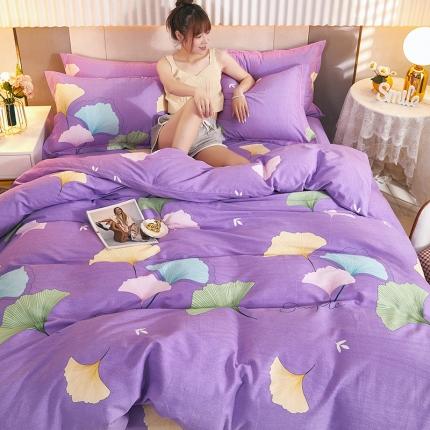 91家纺网 家纺一手货源 找家纺 （总）雲归梦 2021新款多规格全棉加厚生态磨毛四件套